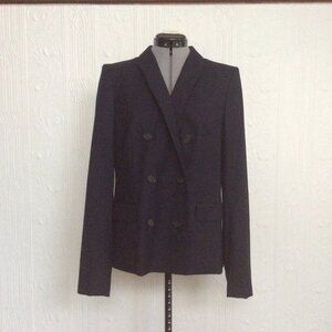 Double Breasted Fine Wool J. Crew Navy Jacket Size 10 Tall, like new